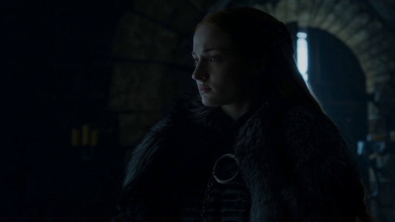 Game of Thrones 7x06 - Sansa And Arya's Faces