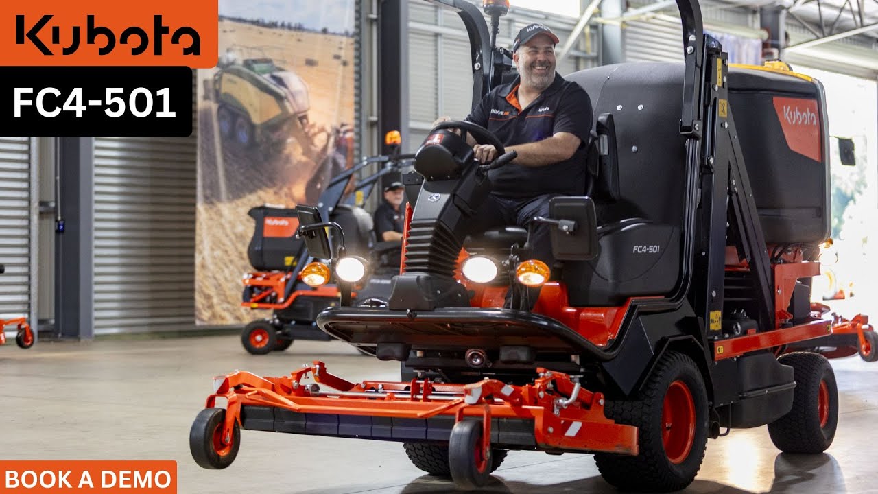 АБСОЛЮТНО НОВАЯ газонокосилка Kubota FC4-501 Outfront #kubota