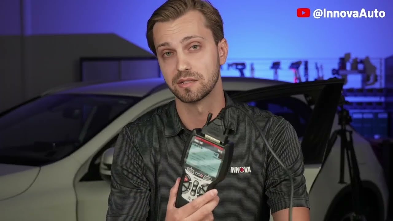 Диагностический сканер Innova 5610 CarScan Pro OBD2: демонстрация в реальном времени