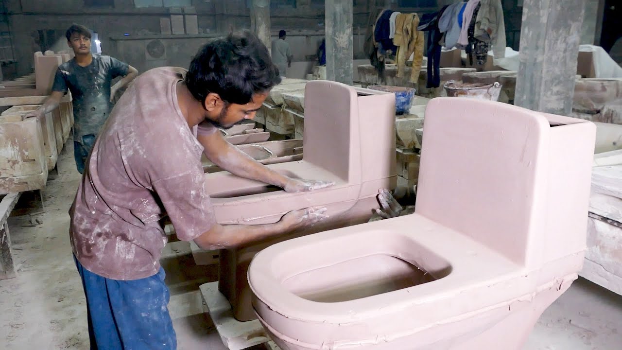 How to Make Western Toilets Commode  Seat in  Factory