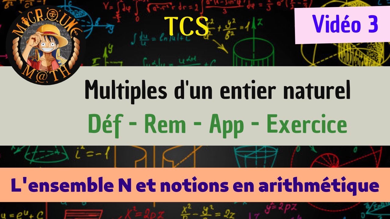 Multiples d'un entier naturel — TCS — مضاعفات عدد صحيح طبيعي