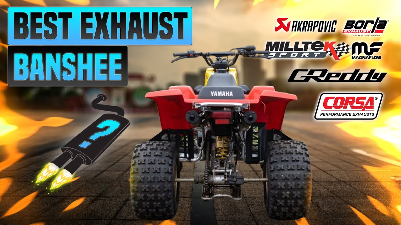 Yamaha Banshee Exhaust Sound🔥Big Gun,DMC,Empire,FMF,Pro Circuit,Toomey,ForceParts