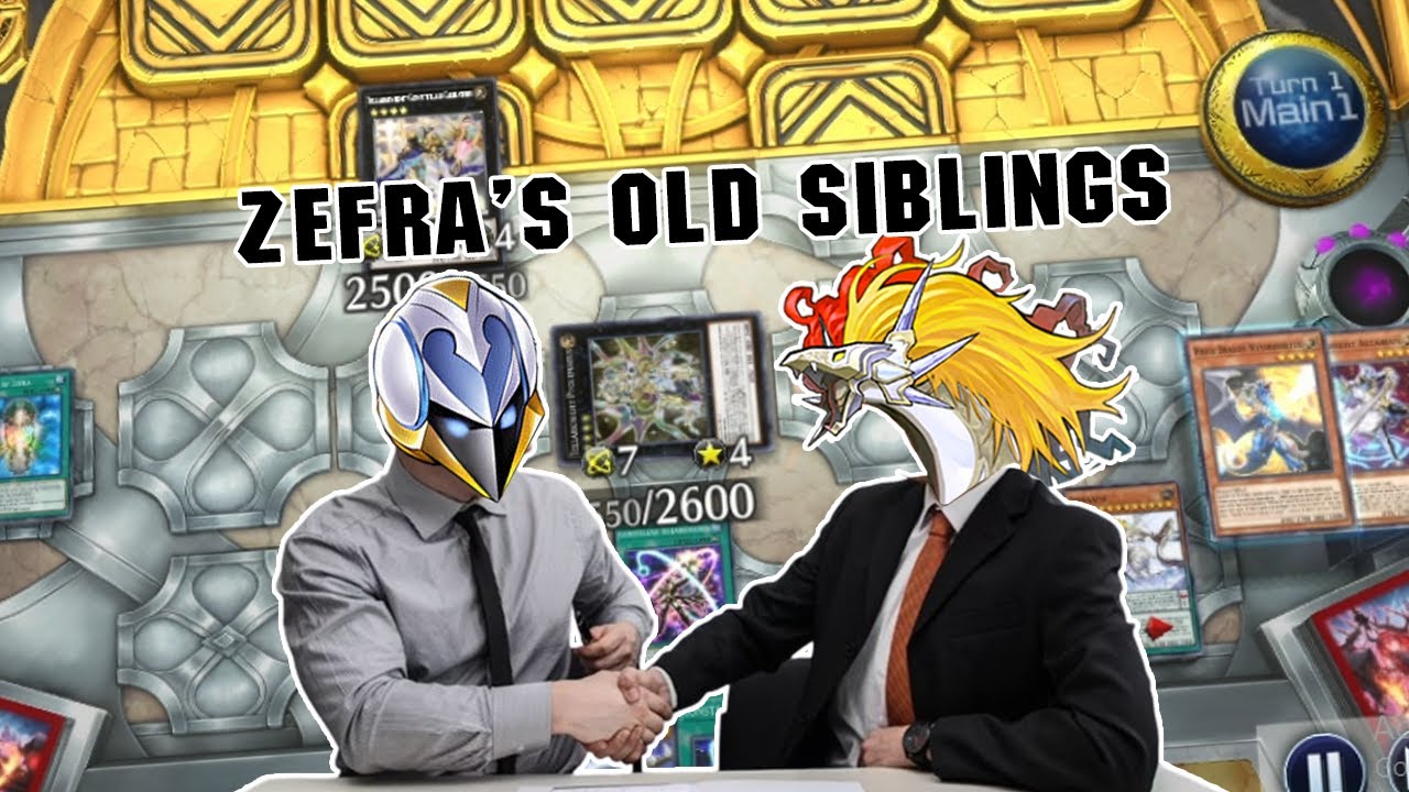 Zefra and His Cancerous Brother Sattelarknight Yugioh Master Duel
