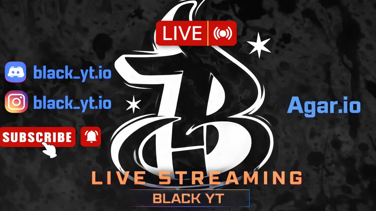 Black yt Live Agario 🙈❤️ | AGARIO MOBILE |