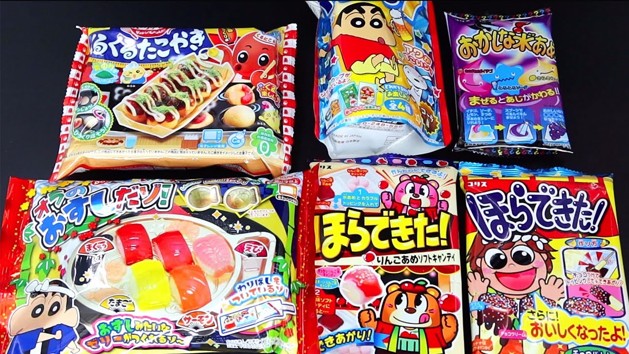 Popin’ Cookin’ sushi Diy Japanese Candy making kit 6 interesting souvenirs gummy oddly satisfying