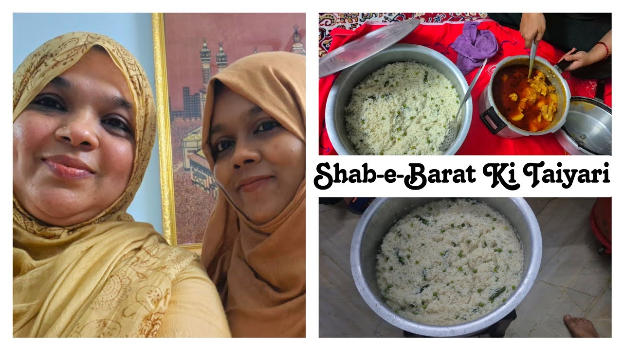Shab-e-Barat Ki Taiyari | Khuska and Korma | Very tasty 😋 | Naziya's Recipe And Vlogs ♥️ 