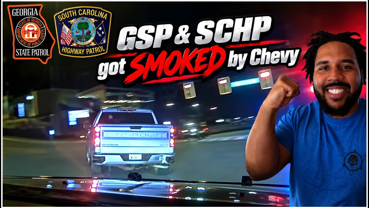 Perfect Chase | Chevy Silverado made GSP LOSE CONTROL & CRASH into a DITCH & SMOKES SCHP in chase!