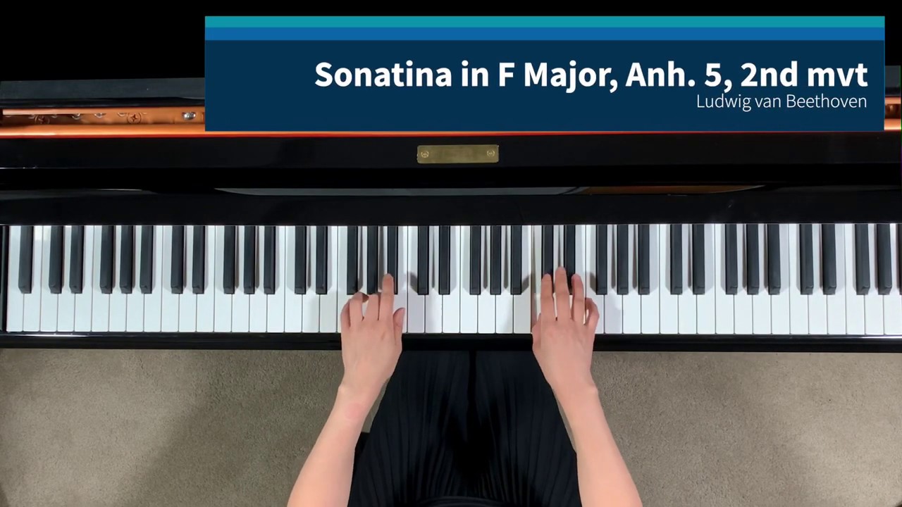 Sonatina in F Major, 2nd mvt, by Beethoven.  RCM 5.
