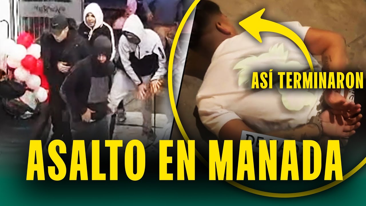 Violento asalto en manada de 'Los Gatilleros de Villa’: Todo quedó grabado