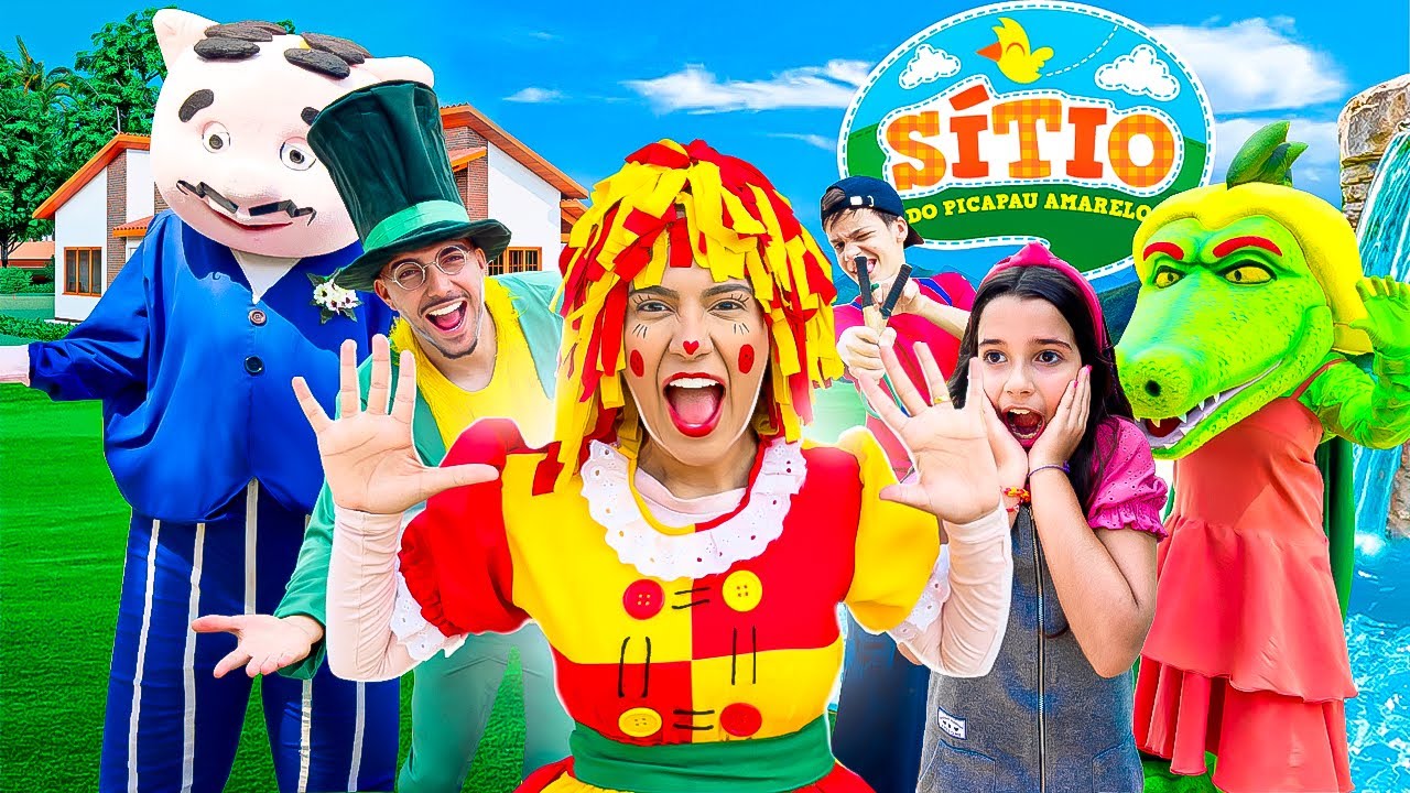 VIRAMOS A TURMA DO SÍTIO DO PICA-PAU AMARELO! *novelinha*