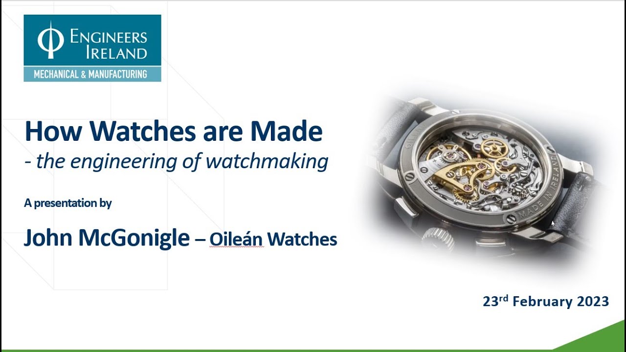 How Watches are Made - the Engineering of Watchmaking