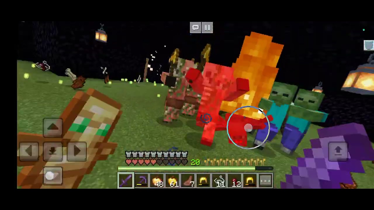Playing craftsman 4 fighting against the mobs part 2