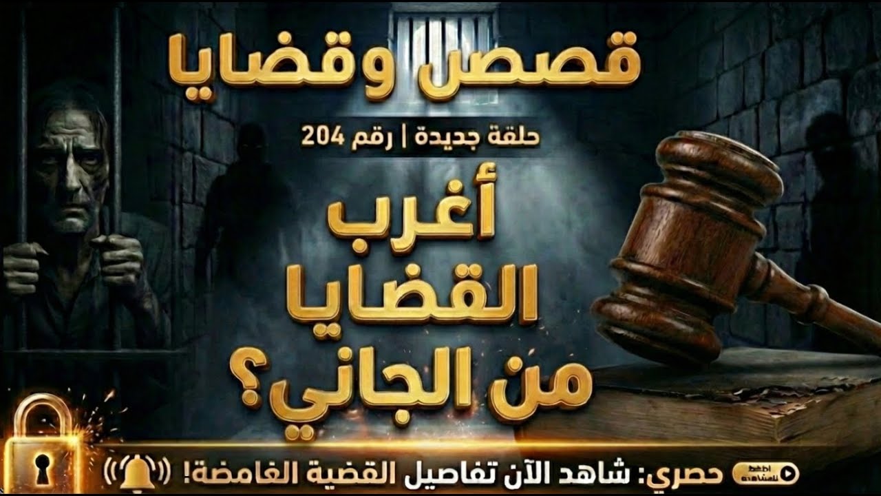 أغرب القضايا ⚖︎ من الجاني؟ | ملفات حصرية من الإذاعه البوليسيه وأرشيف المحاكم 😱
