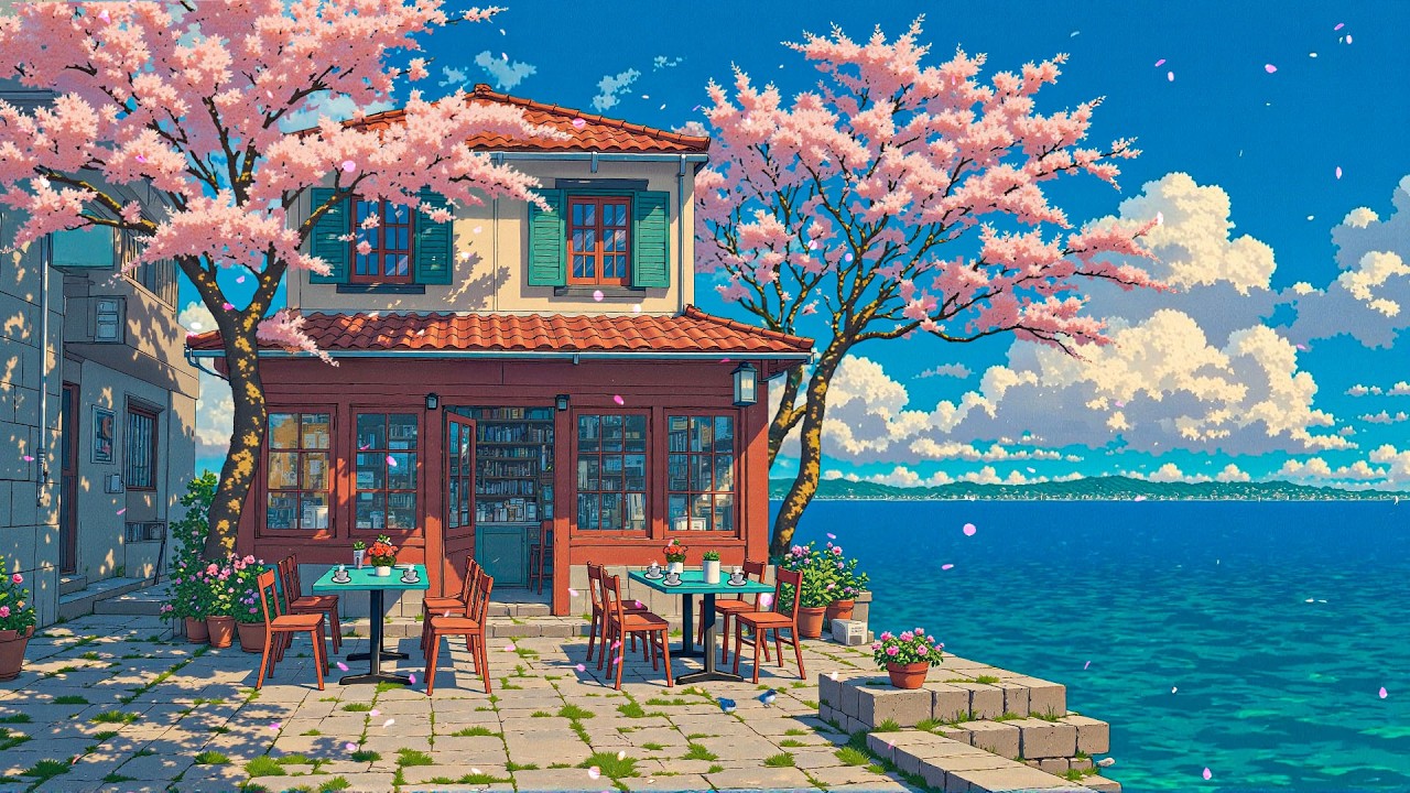 Deep Focus 🌸 for Study / Work & Relax 📚 Lofi Coffee ☕ ~ Lo-fi Music Chill 🌿 Moring Spring Vibes 🌹