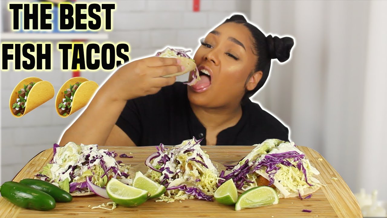 THE BEST FISH TACOS | COOKBANG + MUKBANG