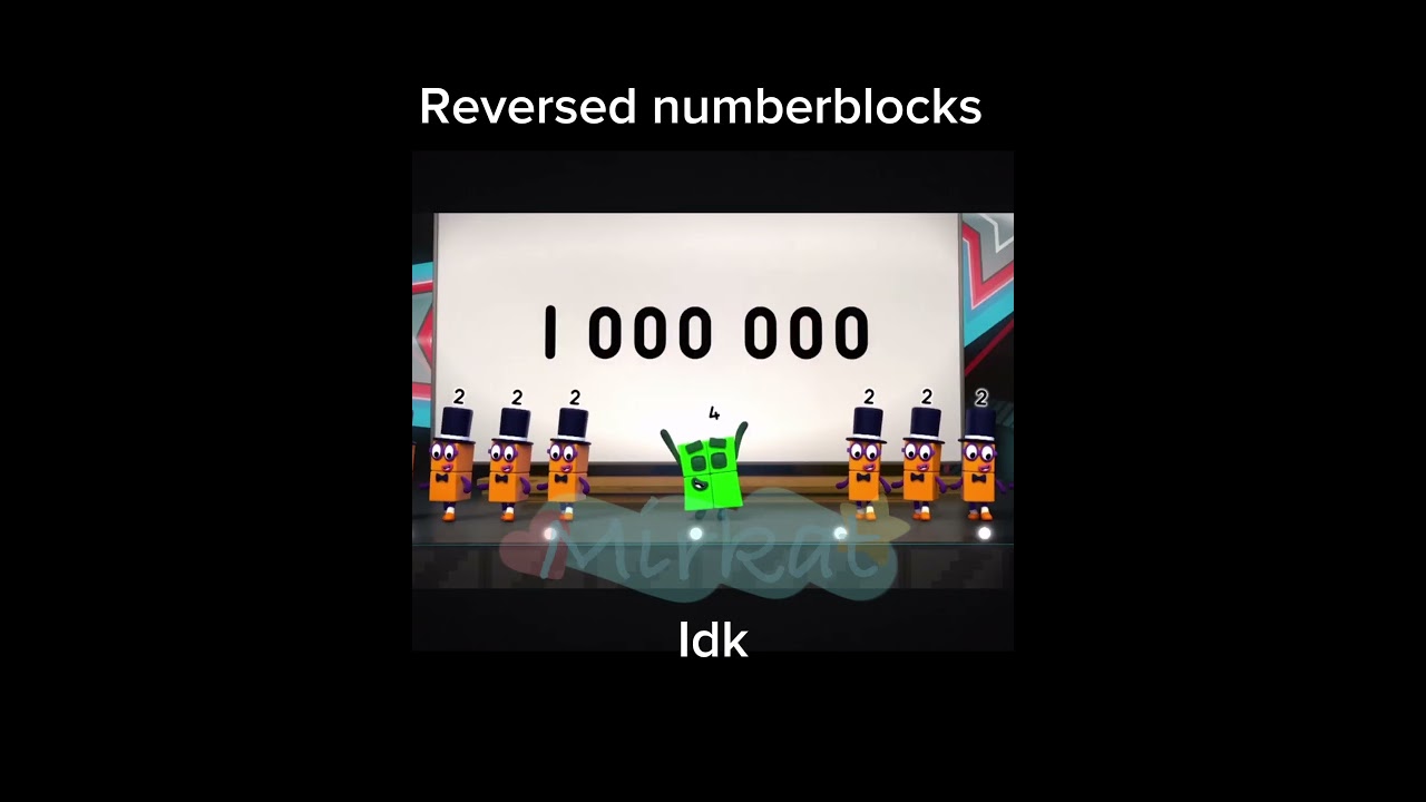 Reversed numberblocks #numberblocks #funny #idk #random #imbored