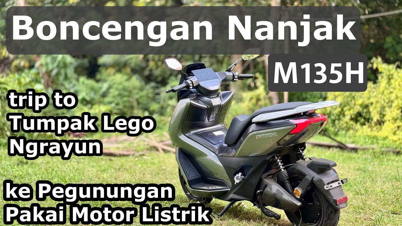 Nanjak boncengan ke Pegunungan pakai M135H motor listrik U-Winfly
