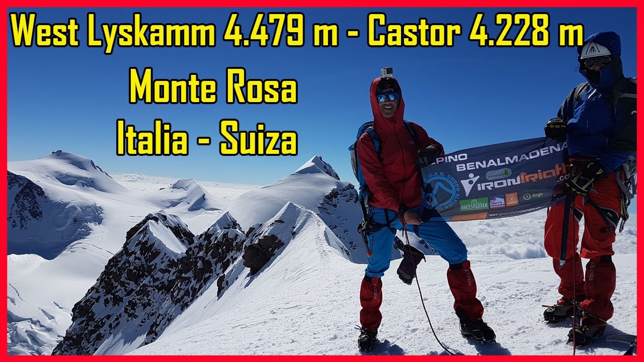 🫶​🗻​ Refugio Quintino Sella, West Lyskamm 4.479 m y Castor 4.228 m - Monte Rosa - Italia