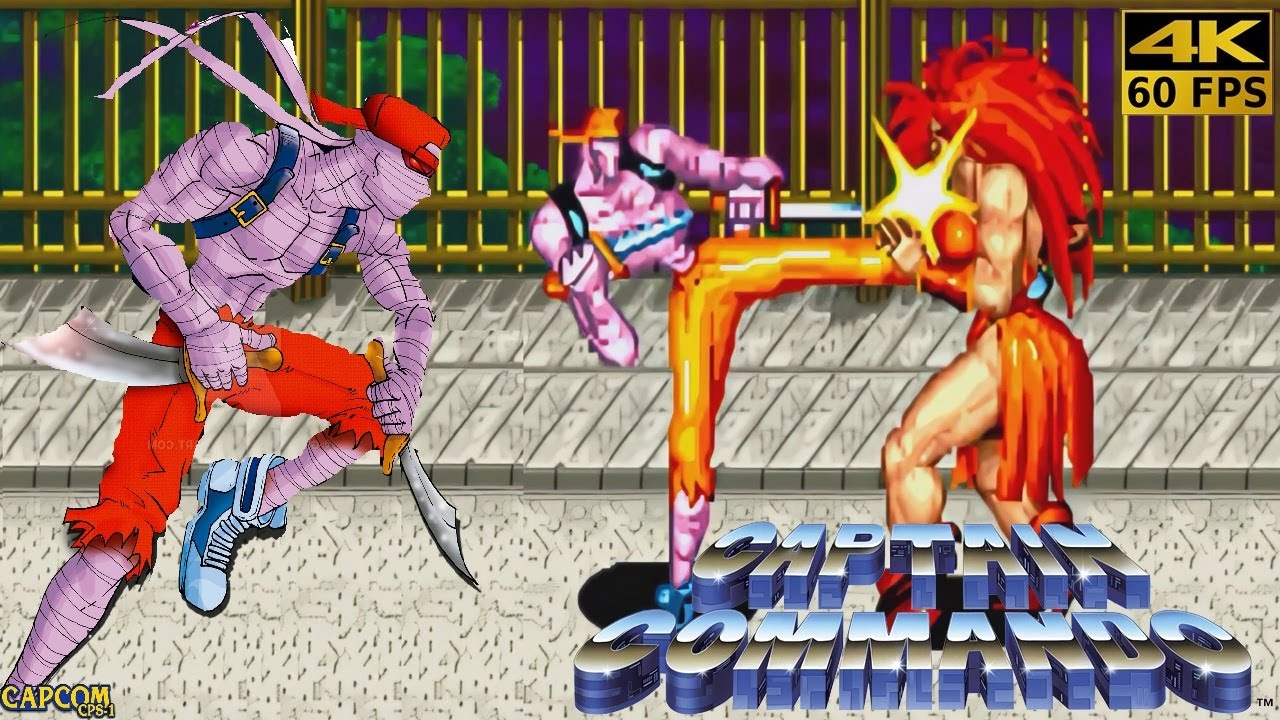 Captain Commando - Mack [Arcade / 1994] 4K 60FPS Speedrun