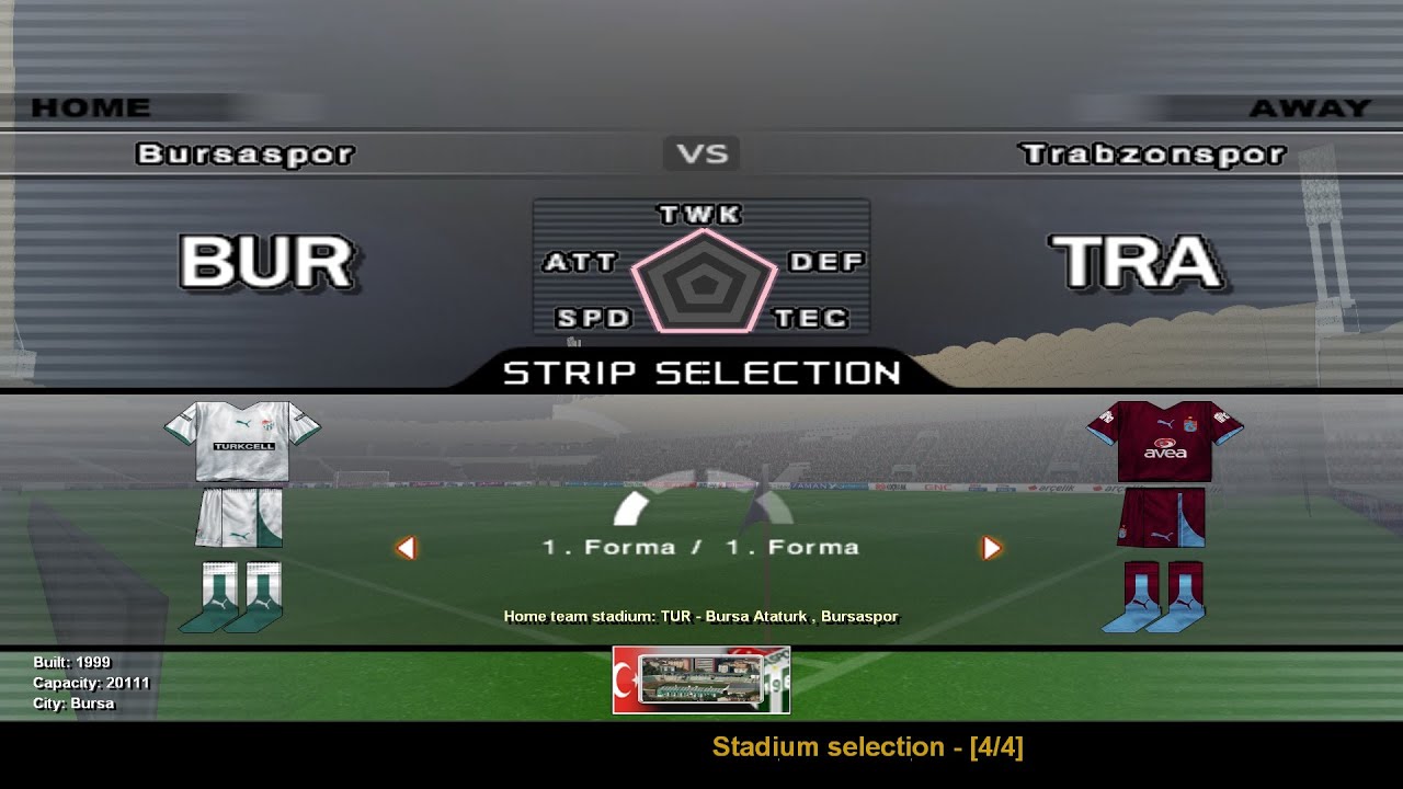 TURKCELL SUPER LIG - 2006/07 SEZONU - 7. HAFTA - BURSASPOR - TRABZONSPOR