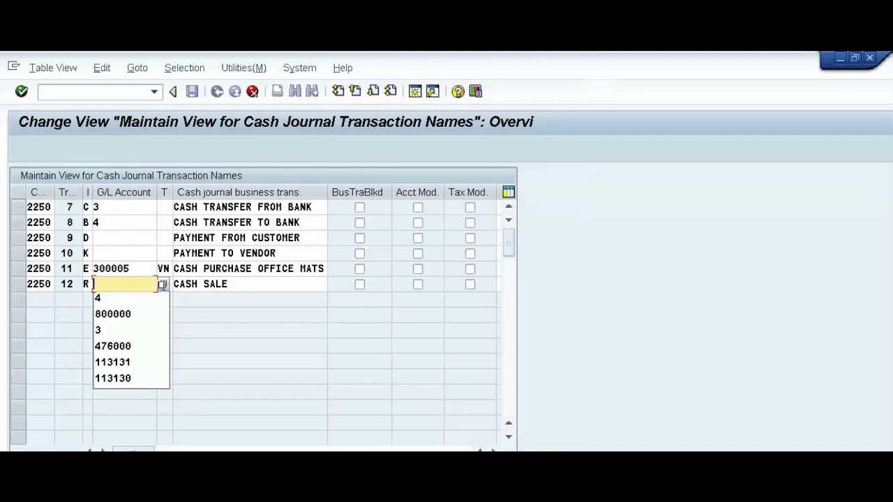 SAP FICO | SAP Petty Cash | SAP Cash Journal | FBCJ T Code