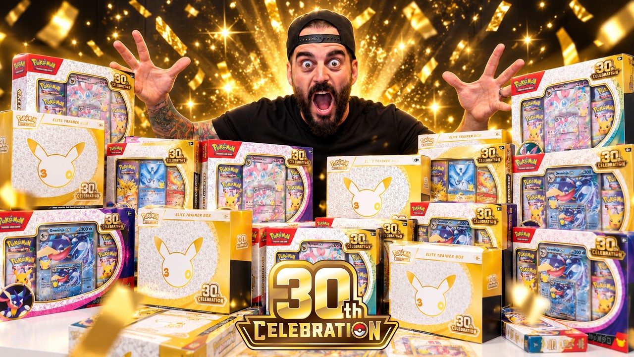 Открываю ВСЕ наборы к 30-летию Pokemon!