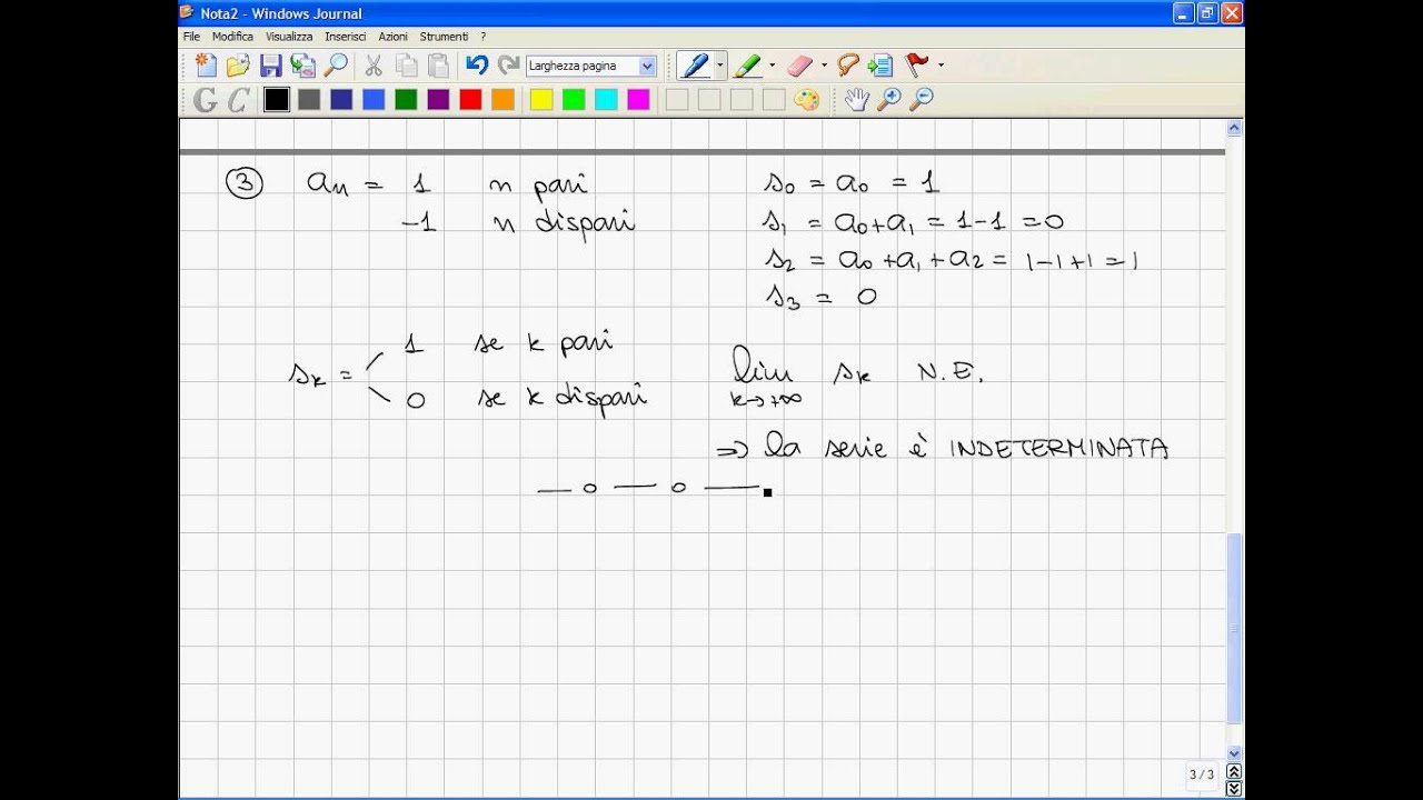L031 Analisi Matematica I 2007 08 Serie: definizione, condizione necessaria, serie telescopiche