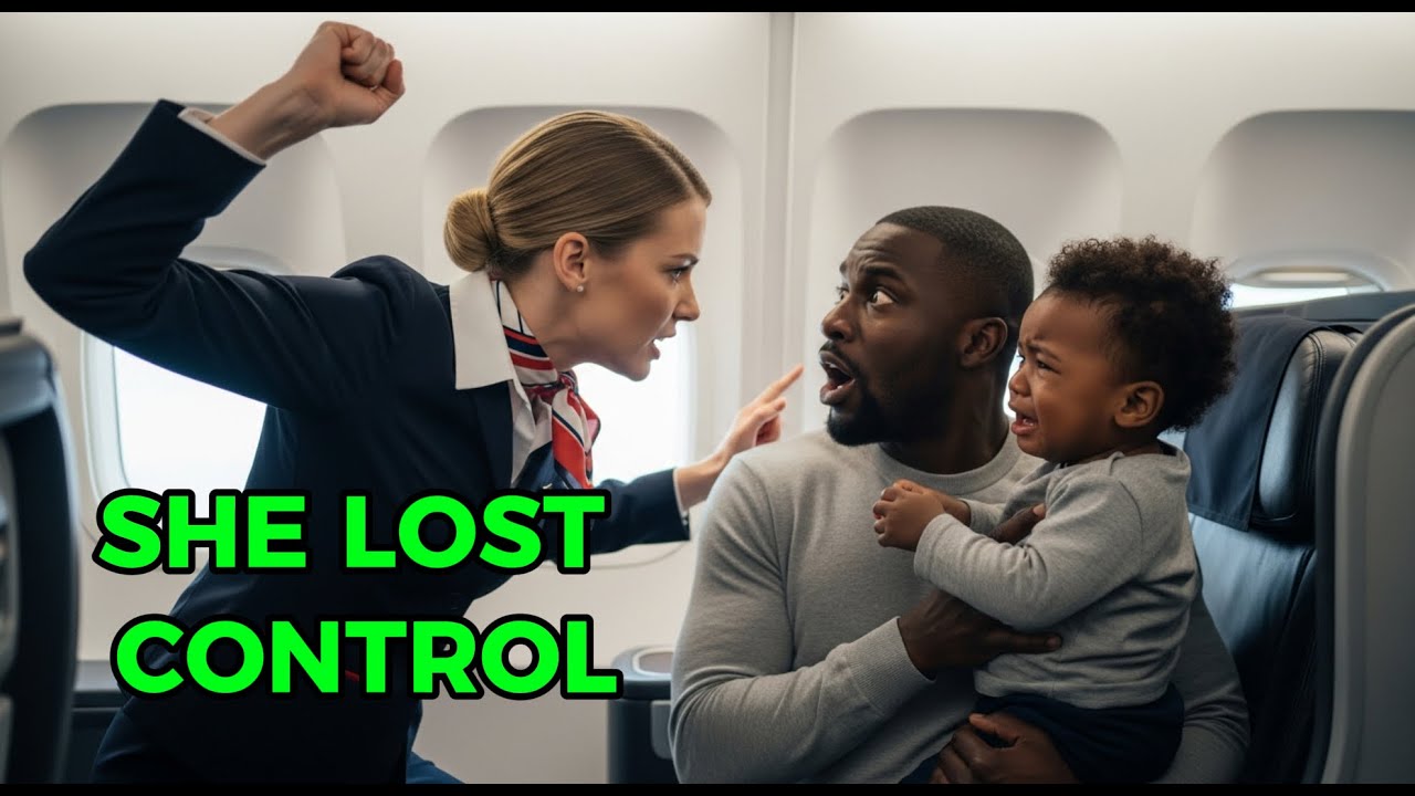 Flight Attendant Slaps Black Toddler in First Class—Freezes When Told He’s the CEO’s Son
