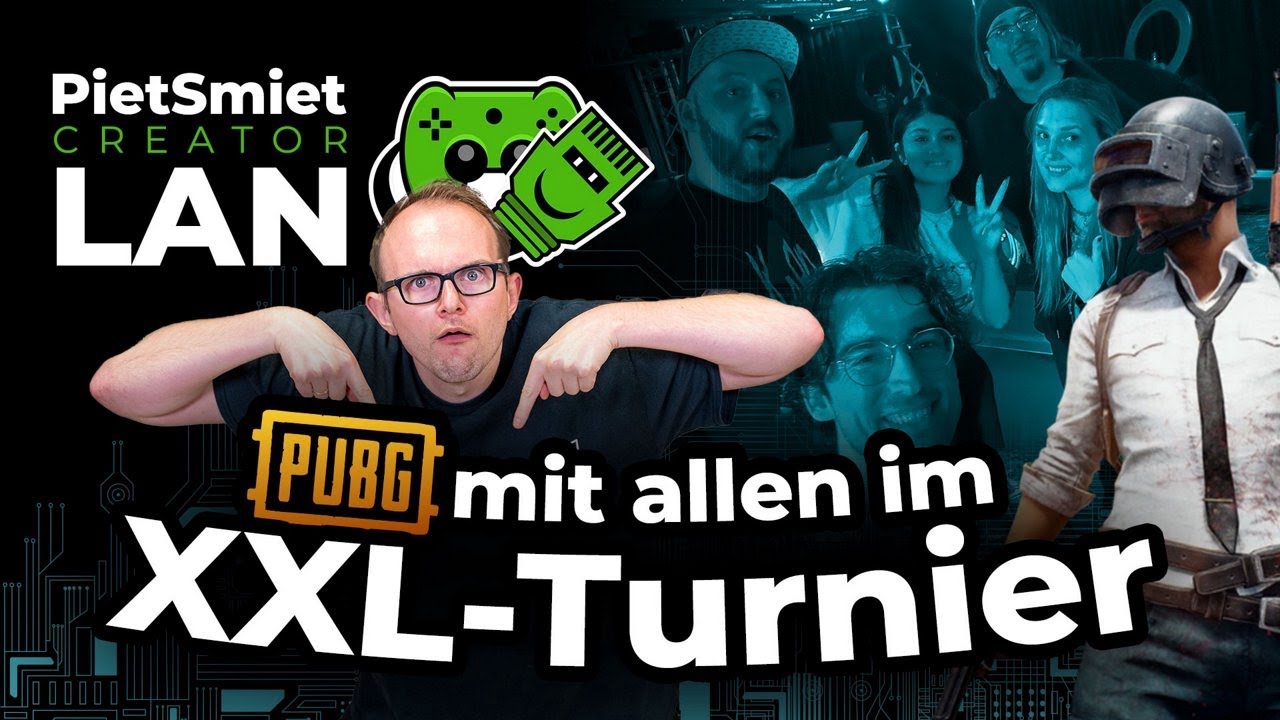 PUBG-Turnier mit zehn Leuten! | Creator-LAN #4