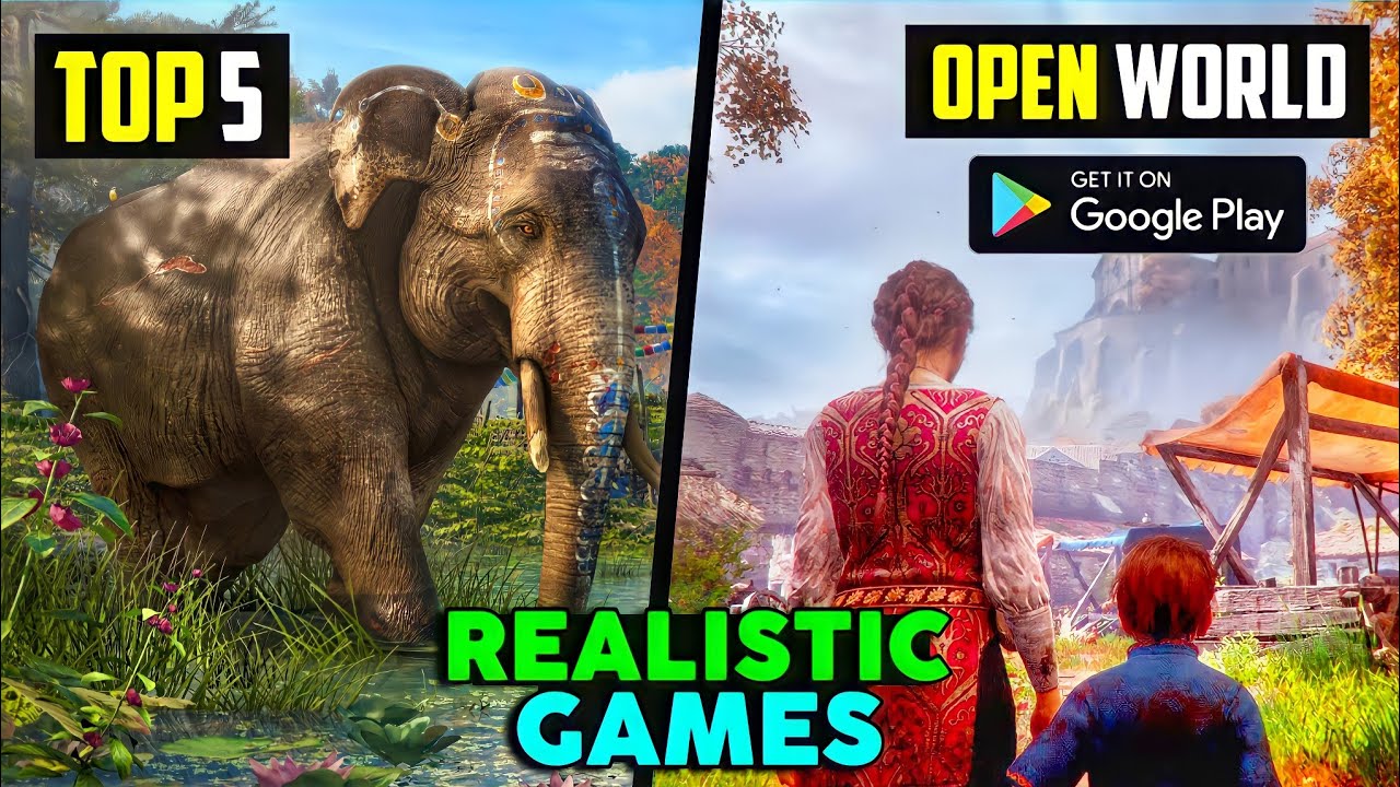 Top 5 OPEN WORLD Games For Android 2022 l High Graphics (Online/Offline)