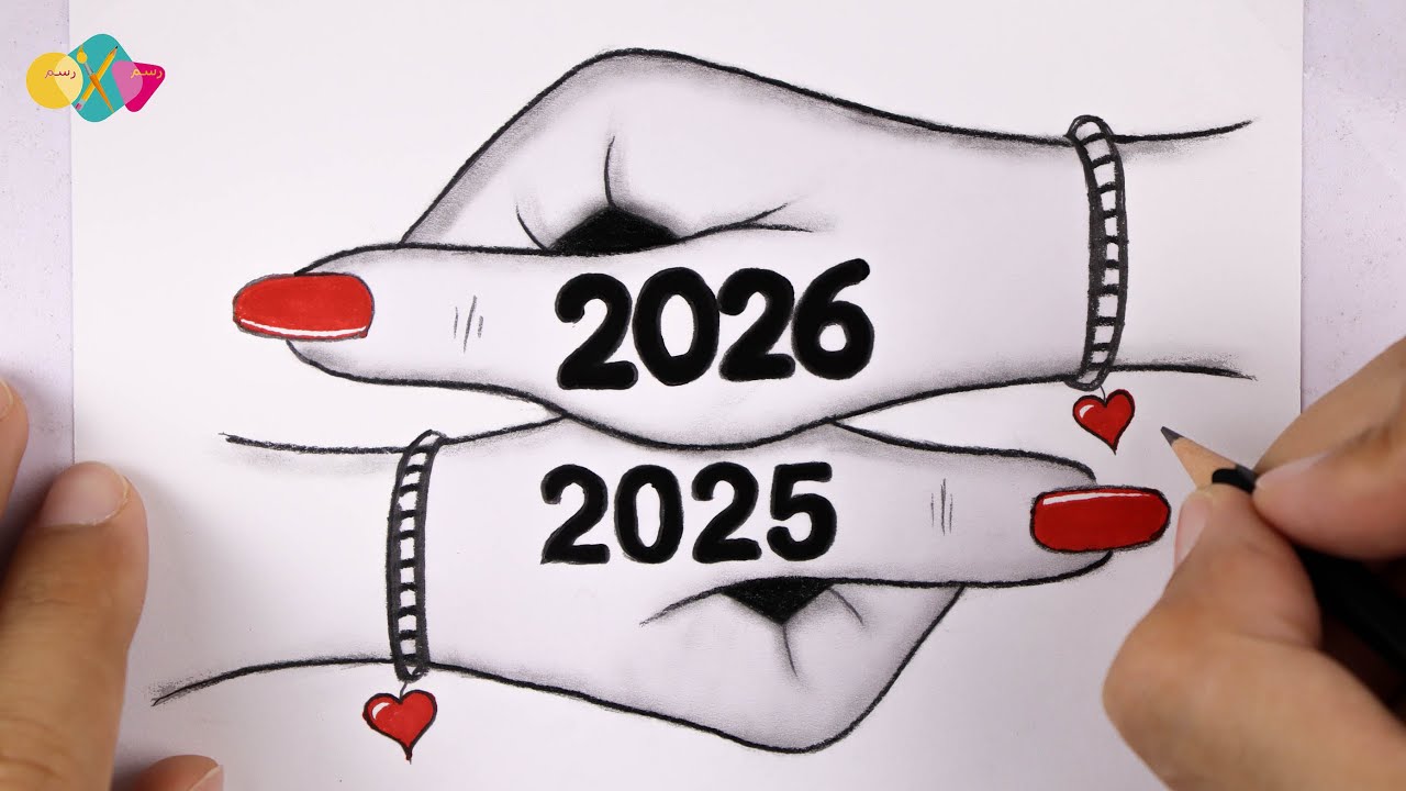 Простой урок рисования 2026 года | Очень простой урок рисования 2026 года | Научитесь рисовать Но...