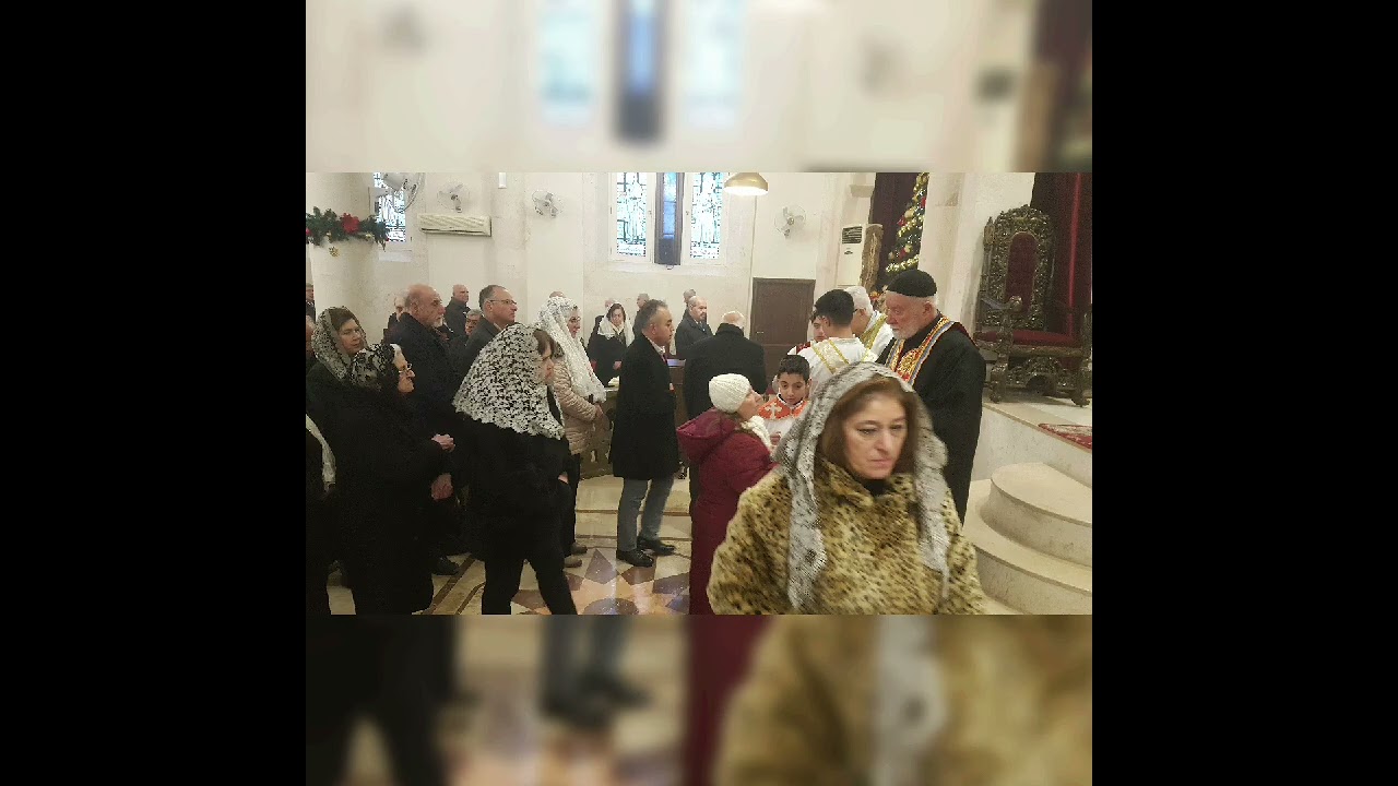 18/1/2026 صور للقداس الإلهي - الاحد صباحا احتفل بالقداس الأب جورج كلور