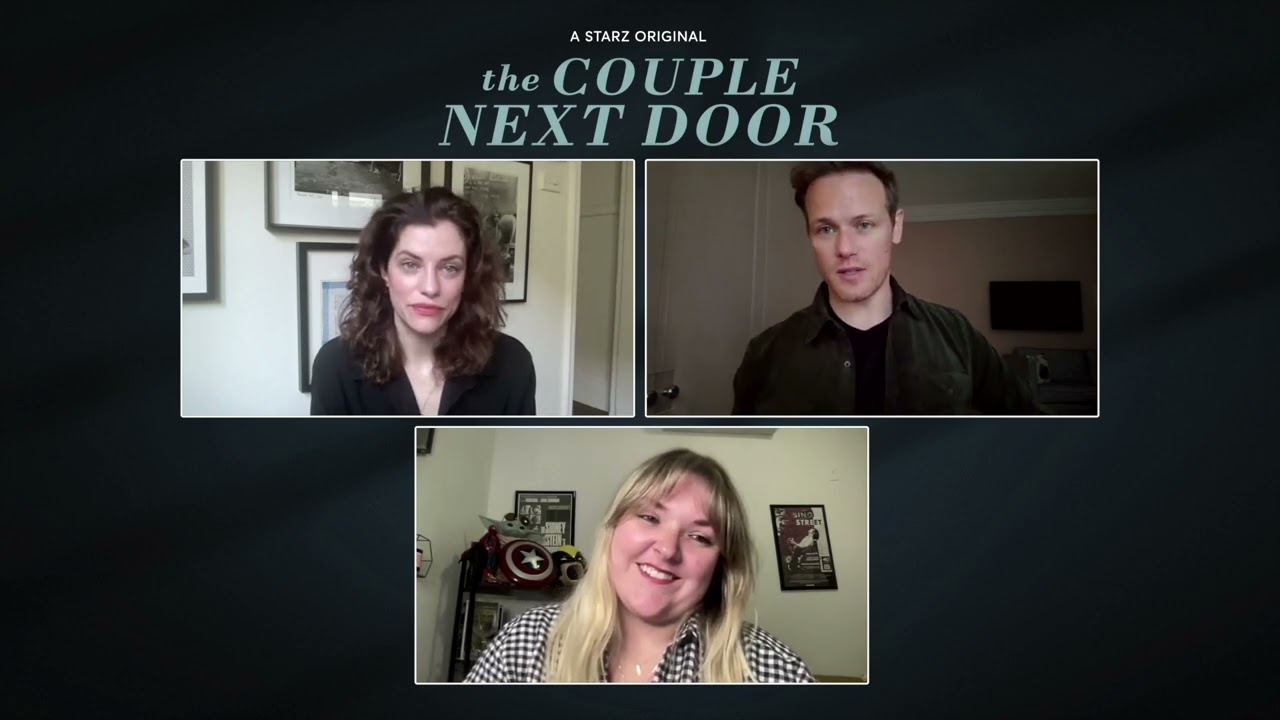 Sam Heughan and Jessica De Gouw talk costumes, neighbors, and 'The Couple Next Door'
