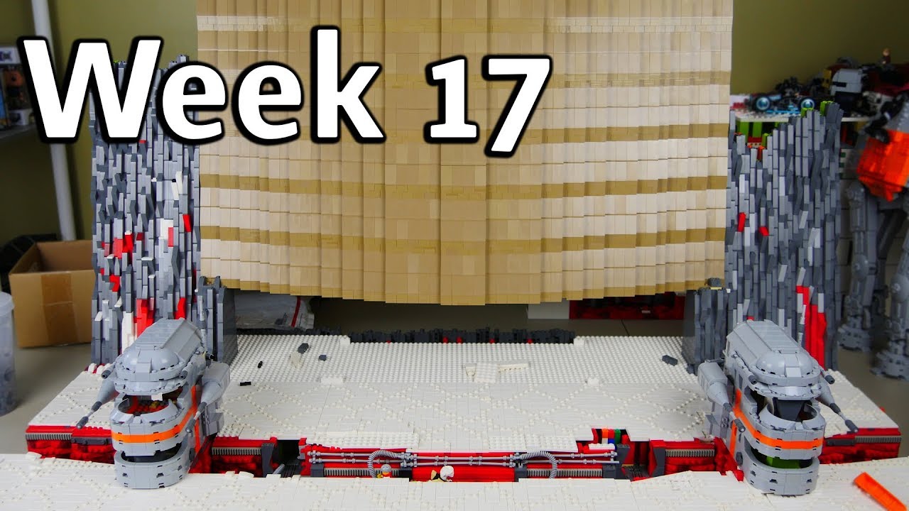 Building 'The Battle of Crait' in LEGO (Battlefront II) | Week 17 - Mountain Expansion!