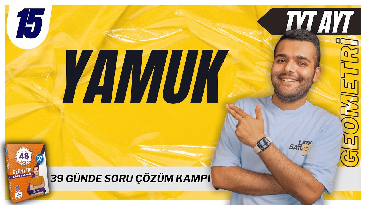 📐Yamuk Soru Çözümü 🔥39 Günde TYT-AYT Geometri Kampı | 15.Gün - Merkeze Teğet