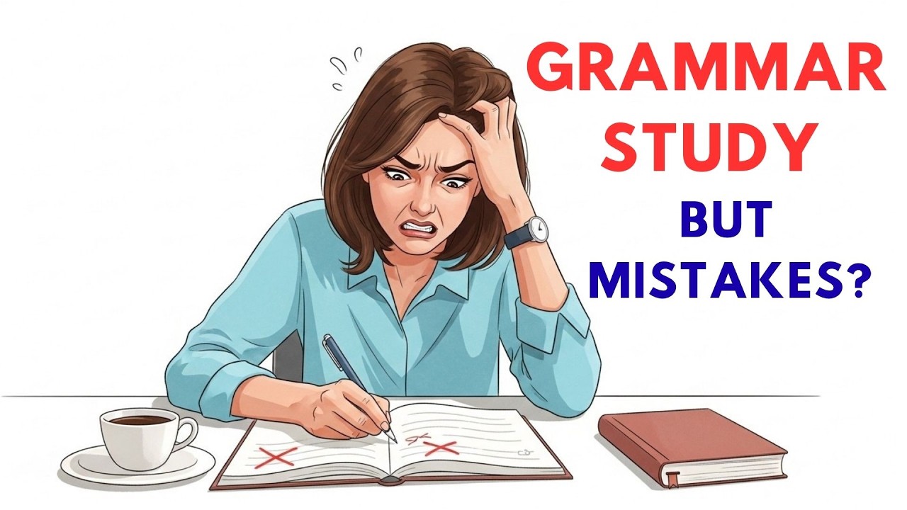 GRAMMAR STUDY BUT STILL MAKE MISTAKES? HERE'S WHY | A2-B1 PODCAST