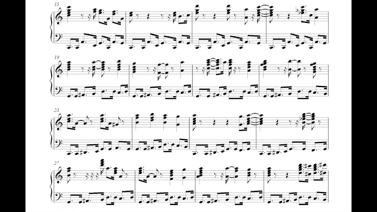 The Sheik of Araby - Sheet music for Piano