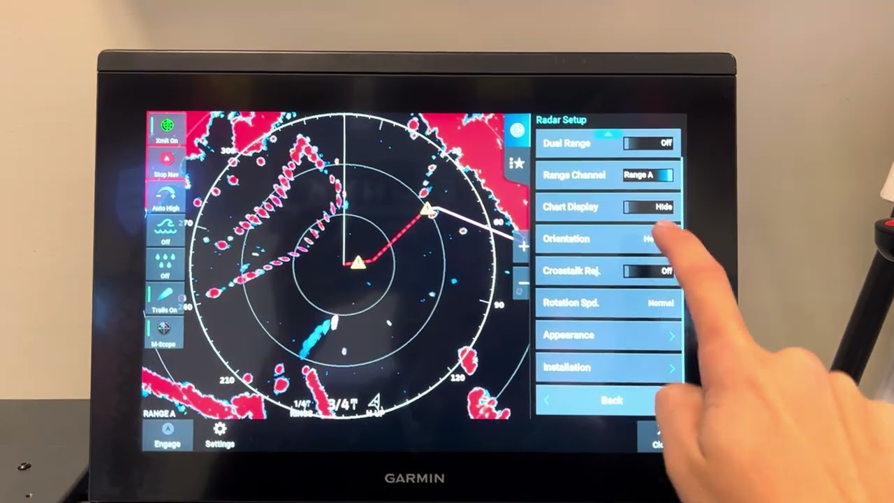 How to Adjust a Garmin Radar Antenna