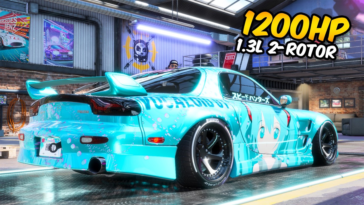 Геймплей Need for Speed ​​Heat - Кастомизация MAZDA RX-7 SPIRIT R мощностью более 1200 л.с. | Мак...