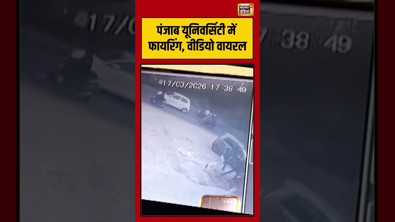 Punjab University में Firing, वीडियो वायरल | #punjab #viralvideo #viralnews #shorts