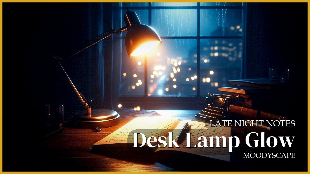 Desk Lamp Glow 💡🌙 — Soft Jazz for Quiet Focus (30 Min)