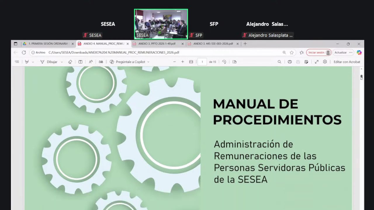 Primera Sesión Ordinaria de Órgano de Gobierno 2026