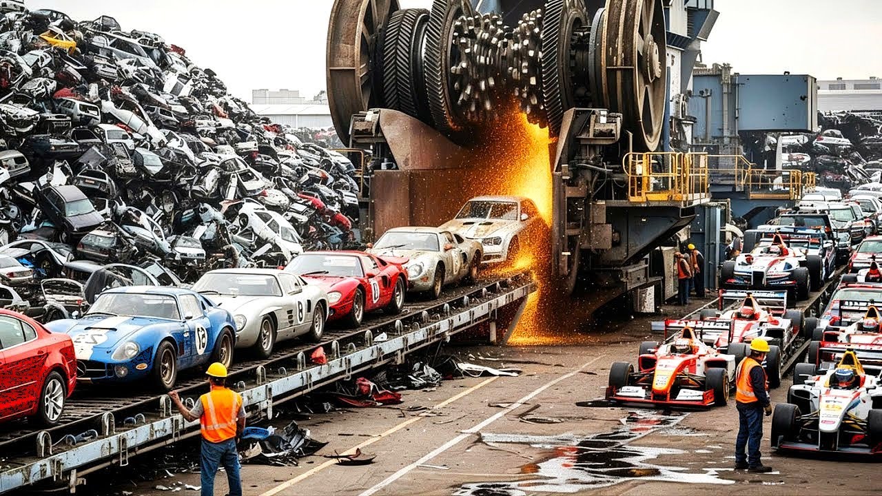 Inside a Modern Car Recycling Plant: How Old Cars Are Transformed