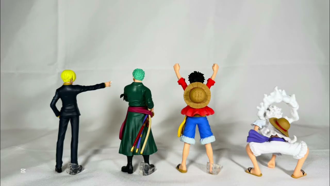 HG One Piece 01 Gashapon | Luffy, Zoro & Sanji Capsule Figures