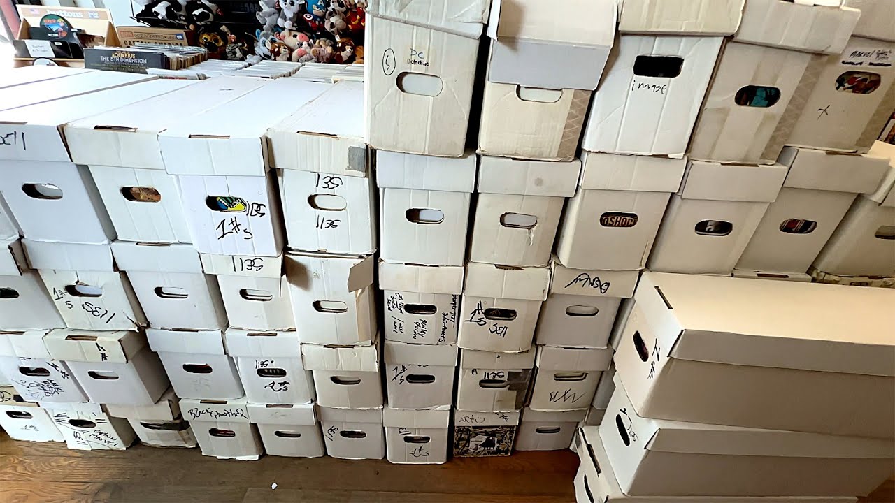 Huge Comic Haul & Comic Collection Tour – 57 Long Boxes of Marvel & DC Comics