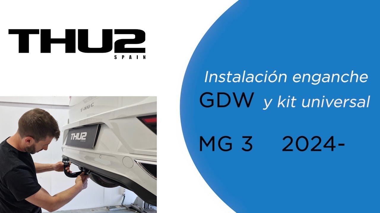 Instalación de enganche GDW en MG 3 2024-