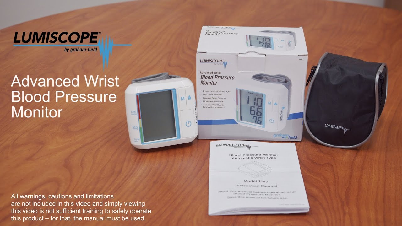 Lumsciope&reg; How to Use the Advanced Wrist Blood Pressure Monitor | How-to Instruction Video
