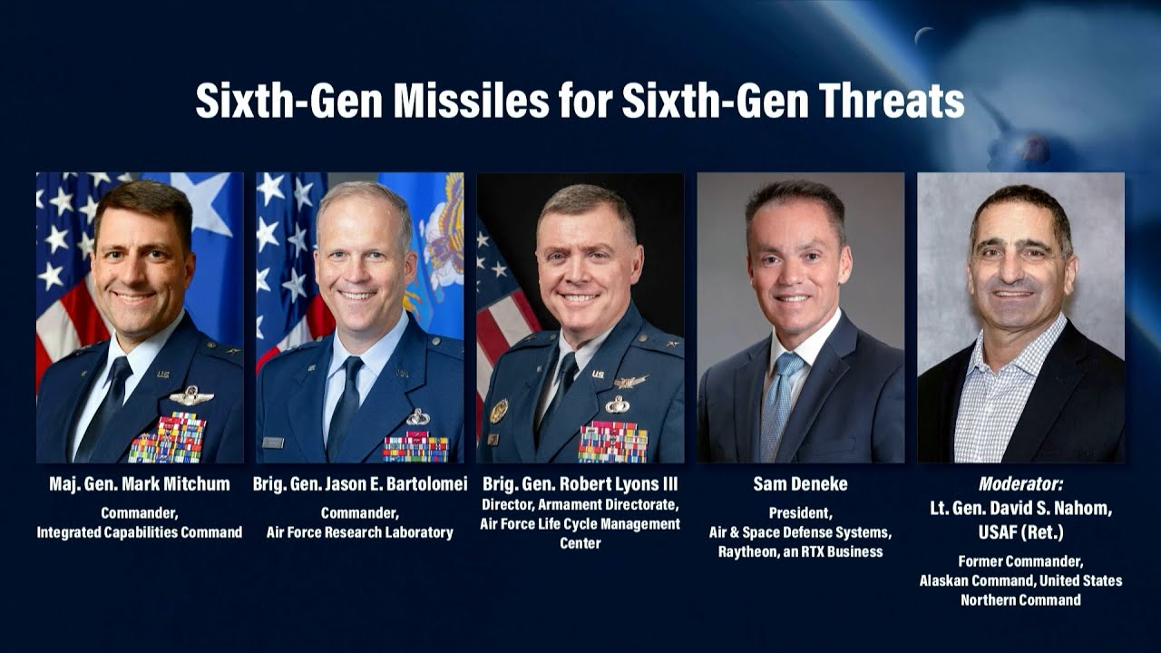Sixth-Gen Missiles for Sixth-Gen Threats | 2025 Air, Space & Cyber Conference