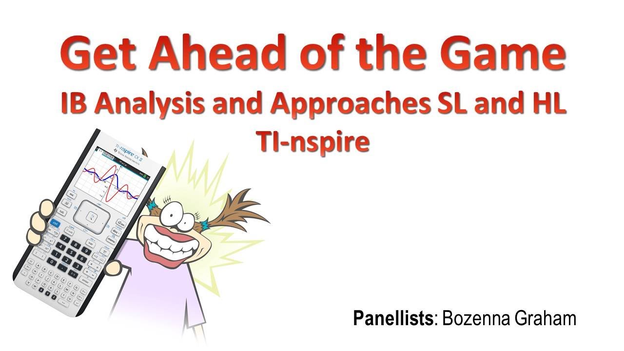 Getting started with TI-nspire in IB mathematics courses