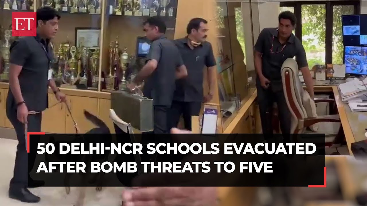 50 Delhi-NCR schools evacuated after bomb threats to five; search operation underway